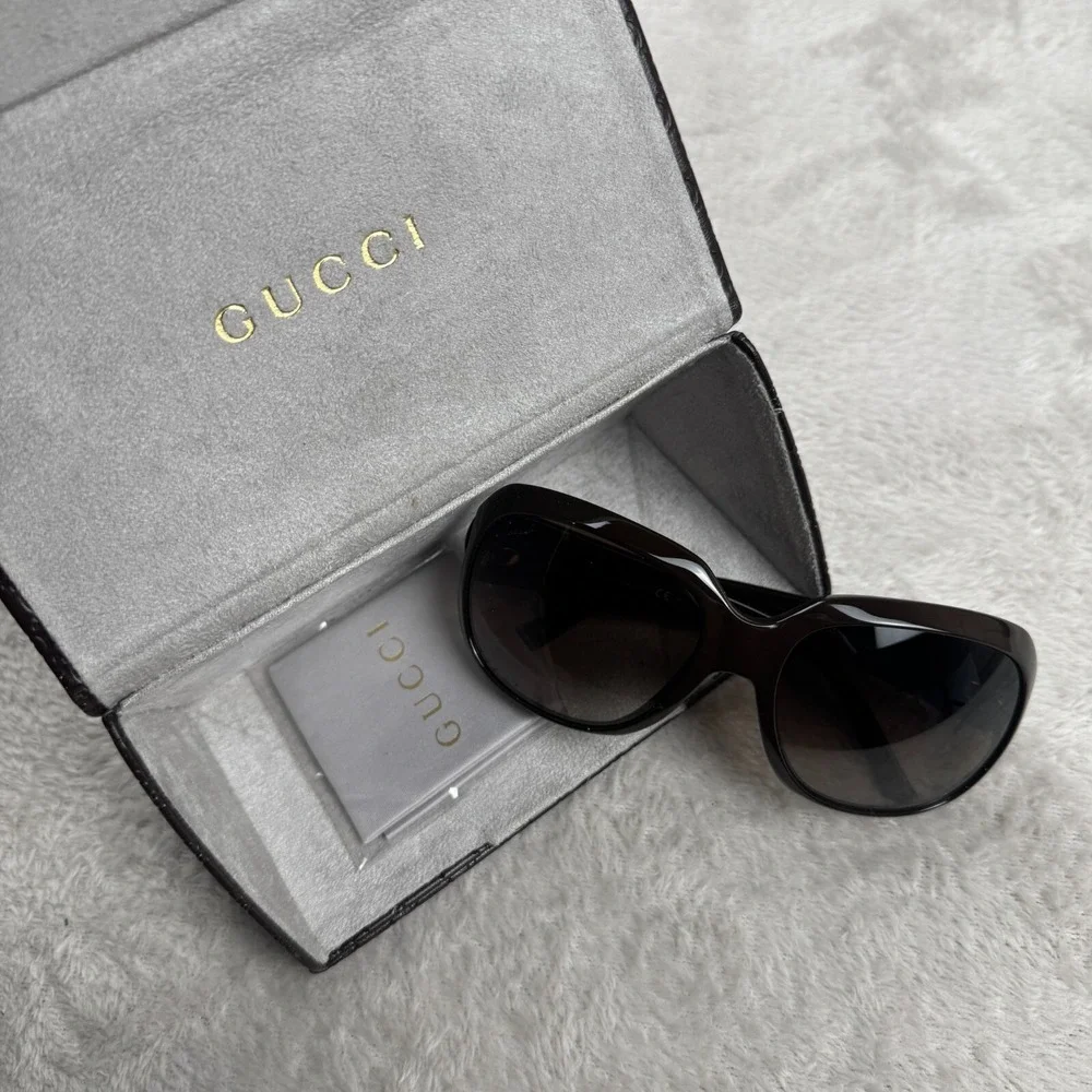 Gucci GG 3616/S CHOKHA Sunglasses Womens‎ 60-18-130 Black Preowned Case Included